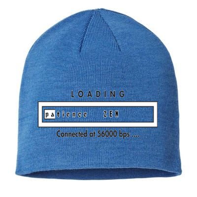 Loading Patience And Zen At 56k Meaningful Gift Sustainable Beanie