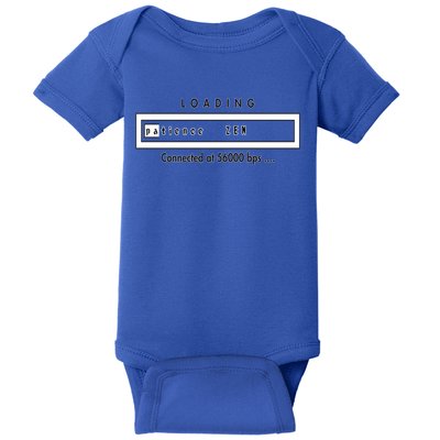 Loading Patience And Zen At 56k Meaningful Gift Baby Bodysuit