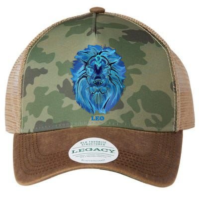 Leo Personality Astrology Zodiac Sign Horoscope Design Legacy Tie Dye Trucker Hat