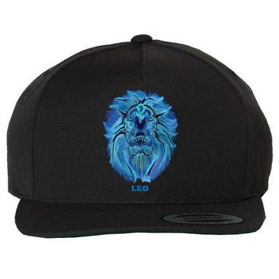 Leo Personality Astrology Zodiac Sign Horoscope Design Wool Snapback Cap