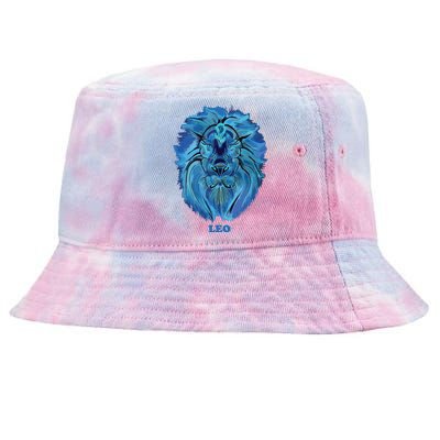 Leo Personality Astrology Zodiac Sign Horoscope Design Tie-Dyed Bucket Hat