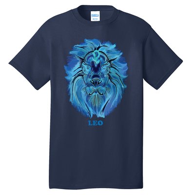 Leo Personality Astrology Zodiac Sign Horoscope Design Tall T-Shirt