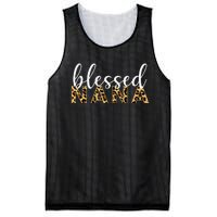 Leopard Print Blessed Nana Cute Cheetah Mother's Day Gift Mesh Reversible Basketball Jersey Tank