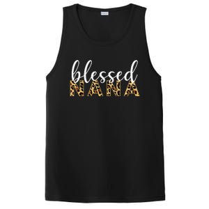 Leopard Print Blessed Nana Cute Cheetah Mother's Day Gift PosiCharge Competitor Tank