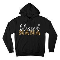 Leopard Print Blessed Nana Cute Cheetah Mother's Day Gift Tall Hoodie