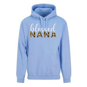 Leopard Print Blessed Nana Cute Cheetah Mother's Day Gift Unisex Surf Hoodie