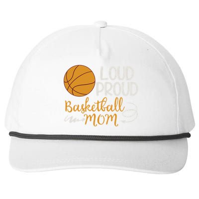 Loud Proud Basketball Mom Mommy Mother Tee Funny Gift Snapback Five-Panel Rope Hat