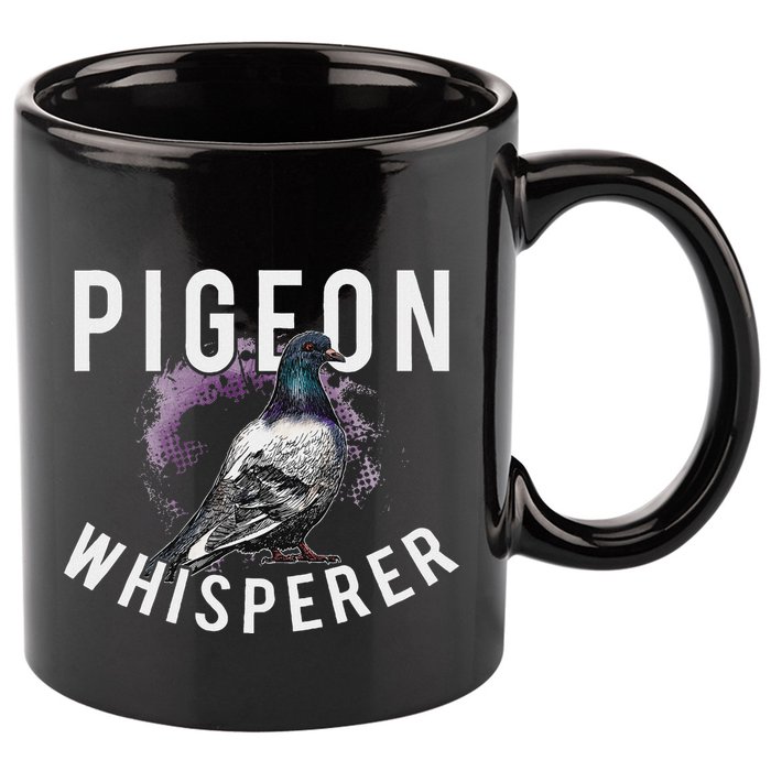 Love Pigeons Bird Lover Pigeon Whisperer 11oz C Handle Ceramic Mug