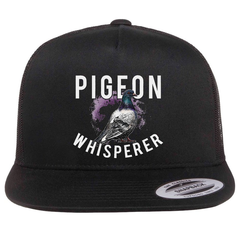 Love Pigeons Bird Lover Pigeon Whisperer Flat Bill Trucker Hat