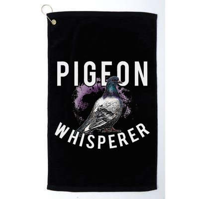 Love Pigeons Bird Lover Pigeon Whisperer Golf Towel
