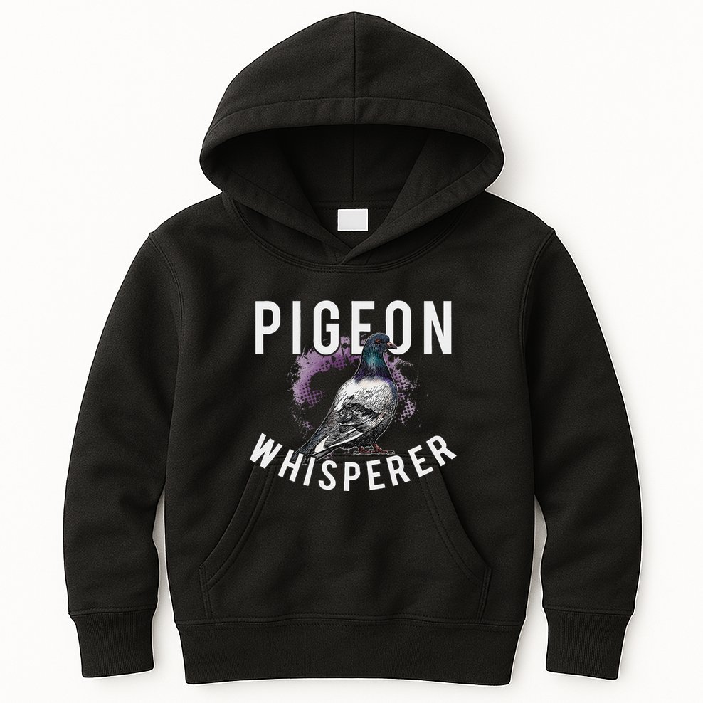 Love Pigeons Bird Lover Pigeon Whisperer Kids Hoodie