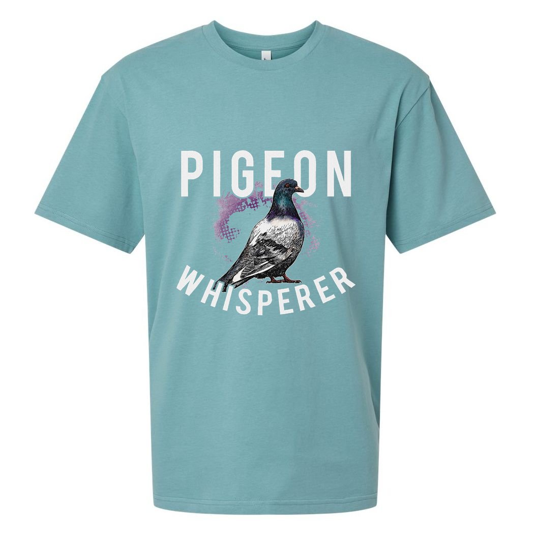 Love Pigeons Bird Lover Pigeon Whisperer Sueded Cloud Jersey T-Shirt