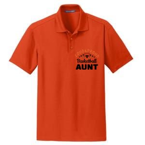 Loud & Proud Basketball Aunt Gift For Basketball Fan Sport Team Dry Zone Grid Polo