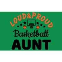 Loud & Proud Basketball Aunt Gift For Basketball Fan Sport Team Bumper Sticker