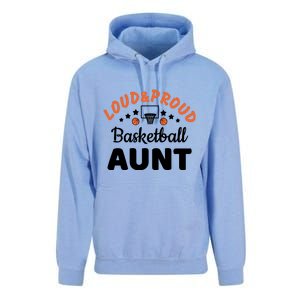 Loud & Proud Basketball Aunt Gift For Basketball Fan Sport Team Unisex Surf Hoodie