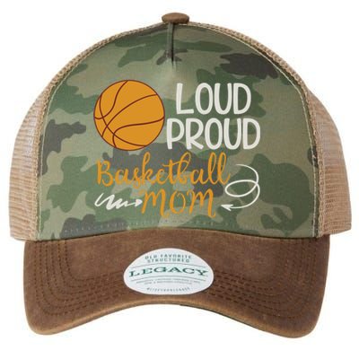 Loud Proud Basketball Mom Mommy Mother Tee Cool Gift Legacy Tie Dye Trucker Hat