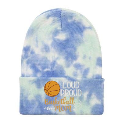 Loud Proud Basketball Mom Mommy Mother Tee Cool Gift Tie Dye 12in Knit Beanie