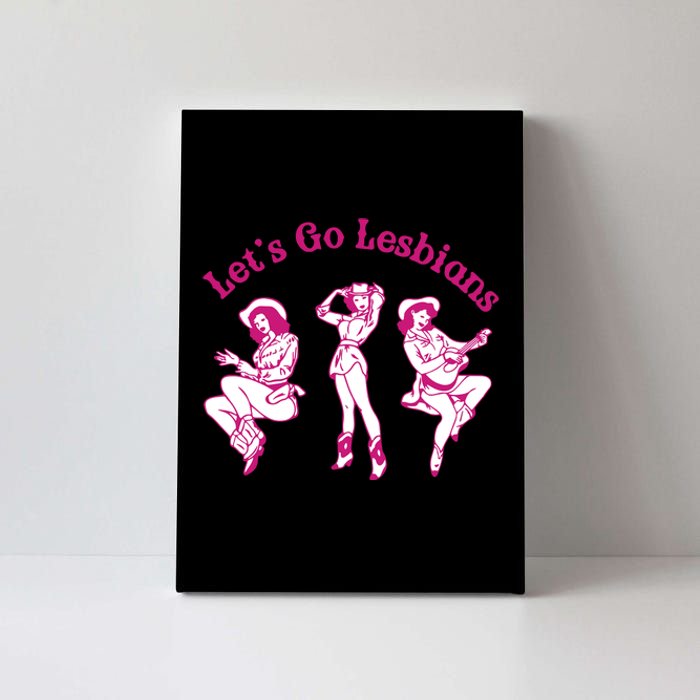 Lesbian Pride Baby Lgbtq Wlw Gift Western Cowgirl Rodeo Canvas