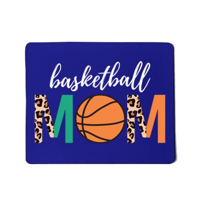 Leopard Print Basketball Mom Gift Mousepad