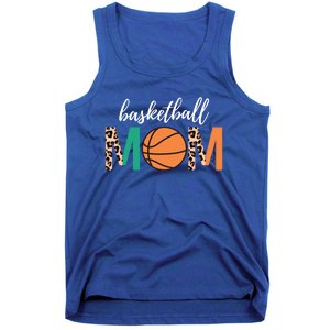 Leopard Print Basketball Mom Gift Tank Top