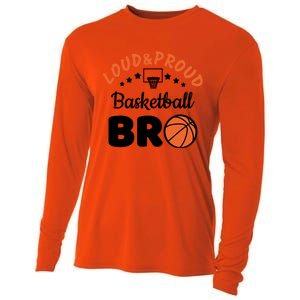 Loud & Proud Basketball Bro Gift For Basketball Fan Sport Team Cooling Performance Long Sleeve Crew