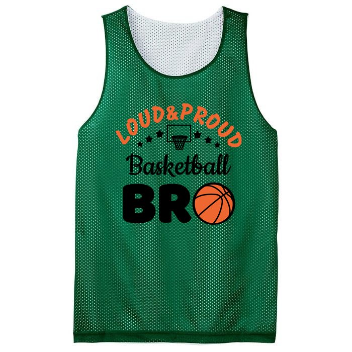 Loud & Proud Basketball Bro Gift For Basketball Fan Sport Team Mesh Reversible Basketball Jersey Tank