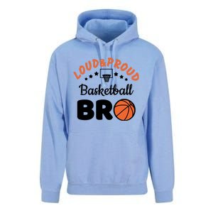 Loud & Proud Basketball Bro Gift For Basketball Fan Sport Team Unisex Surf Hoodie