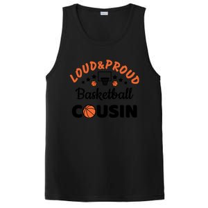 Loud & Proud Basketball Cousin Gift For Basketball Fan Sport Team PosiCharge Competitor Tank