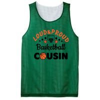 Loud & Proud Basketball Cousin Gift For Basketball Fan Sport Team Mesh Reversible Basketball Jersey Tank