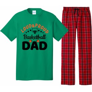 Loud & Proud Basketball Dad Gift For Basketball Fan Sport Team Pajama Set