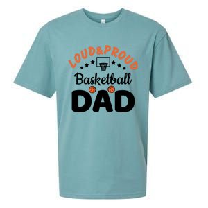 Loud & Proud Basketball Dad Gift For Basketball Fan Sport Team Sueded Cloud Jersey T-Shirt