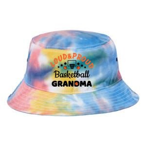 Loud & Proud Basketball Grandma Gift For Basketball Fan Sport Team Tie Dye Newport Bucket Hat