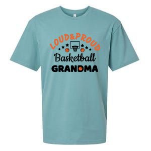 Loud & Proud Basketball Grandma Gift For Basketball Fan Sport Team Sueded Cloud Jersey T-Shirt