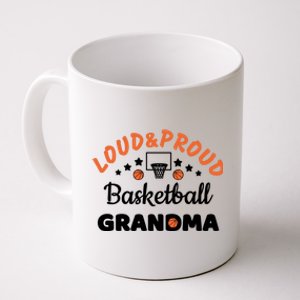 Loud & Proud Basketball Grandma Gift For Basketball Fan Sport Team Coffee Mug