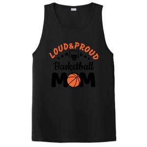 Loud & Proud Basketball Mom Gift For Basketball Fan Sport Team PosiCharge Competitor Tank