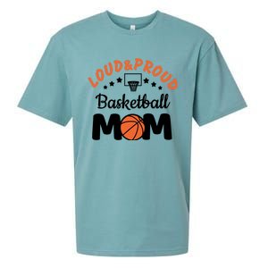 Loud & Proud Basketball Mom Gift For Basketball Fan Sport Team Sueded Cloud Jersey T-Shirt