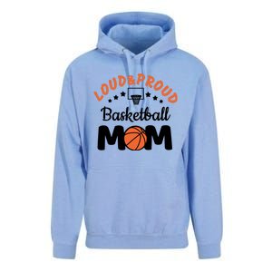 Loud & Proud Basketball Mom Gift For Basketball Fan Sport Team Unisex Surf Hoodie