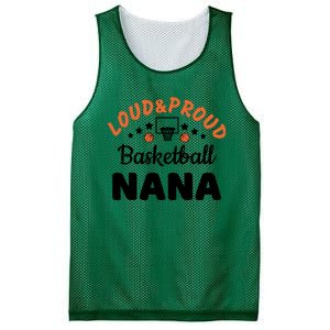 Loud & Proud Basketball Nana Gift For Basketball Fan Sport Team Mesh Reversible Basketball Jersey Tank