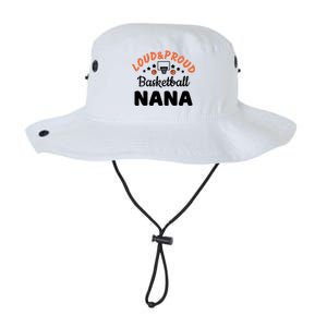 Loud & Proud Basketball Nana Gift For Basketball Fan Sport Team Legacy Cool Fit Booney Bucket Hat