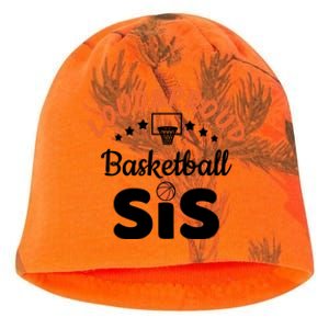 Loud & Proud Basketball Sis Gift For Basketball Fan Sport Team Kati - Camo Knit Beanie