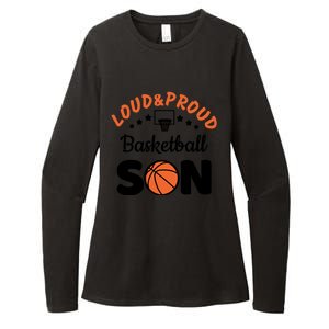 Loud & Proud Basketball Son Gift For Basketball Fan Sport Team Womens CVC Long Sleeve Shirt