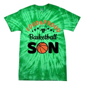 Loud & Proud Basketball Son Gift For Basketball Fan Sport Team Tie-Dye T-Shirt