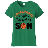 Loud & Proud Basketball Son Gift For Basketball Fan Sport Team Women's T-Shirt