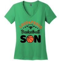 Loud & Proud Basketball Son Gift For Basketball Fan Sport Team Women's V-Neck T-Shirt