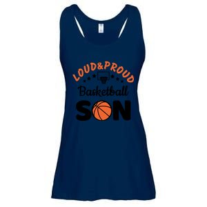 Loud & Proud Basketball Son Gift For Basketball Fan Sport Team Ladies Essential Flowy Tank