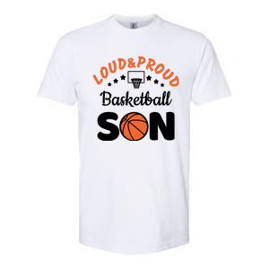 Loud & Proud Basketball Son Gift For Basketball Fan Sport Team Softstyle CVC T-Shirt