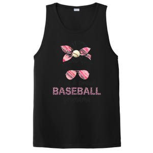 Loud Proud BaseBall Grandma Life Messy Bun Leopard Game Day PosiCharge Competitor Tank