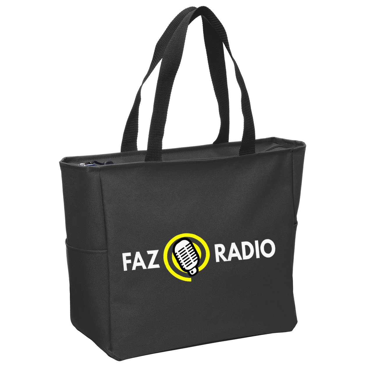 Logo Plus Banner Zip Tote Bag