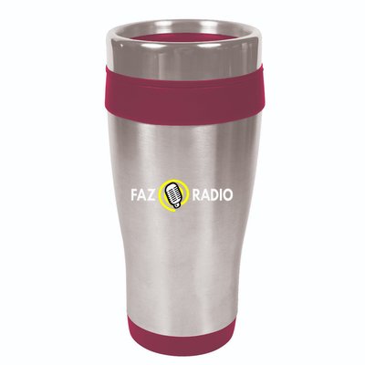 Logo Plus Banner 16oz Travel Tumbler