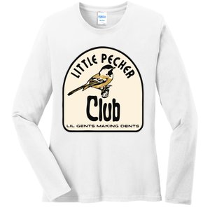 Little Pecker Club Ladies Long Sleeve Shirt